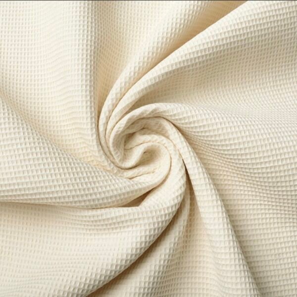 Tissu mini nid d'abeille ecru