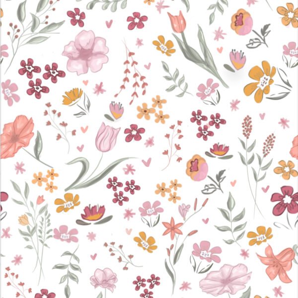tissu mille fleurs